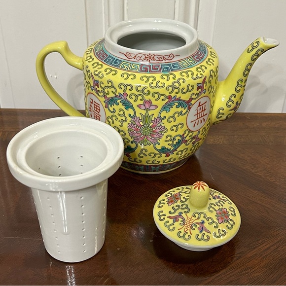 VTG Munshou Teapot in Yellow - Picture 9 of 12